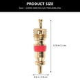 thumbnail image 6 of Yardwe 50Pcs Copper Valves Core Replacement for Mountain Bike Professional Bike Accessory, 6 of 6