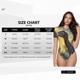 thumbnail image 5 of Uemuo Sunshine Jungle Dinosaur Pattern Women's One Piece Short Sleeve Swimsuit Rash Guard Surfing Modest Quick-drying Swimsuit Beach Essentials-Small, 5 of 9