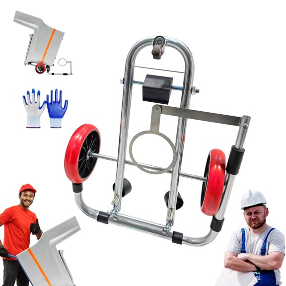 Portable Foldable Toilet Cart Jack - Mobile Positioning Installation Lift Tool for Plumbers