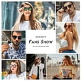 thumbnail image 3 of Gafas de sol SUNGAIT Classic Vintage Round Polarized UV400, 3 of 6