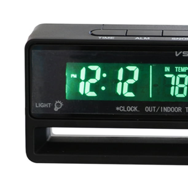 Termómetro de Reloj Digital de Retroiluminación LCD Automática