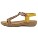 thumbnail image 4 of Sandalias con punta abierta para mujer cómodas sandalias planas elásticas sandalias con punta abierta para mujer, 4 of 9