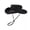 Black, variant on Men Boonie Hat Mountain Embroidery Packable Hat Hiking Fishing Camping Outdoor Windproof Sun Protection Cap