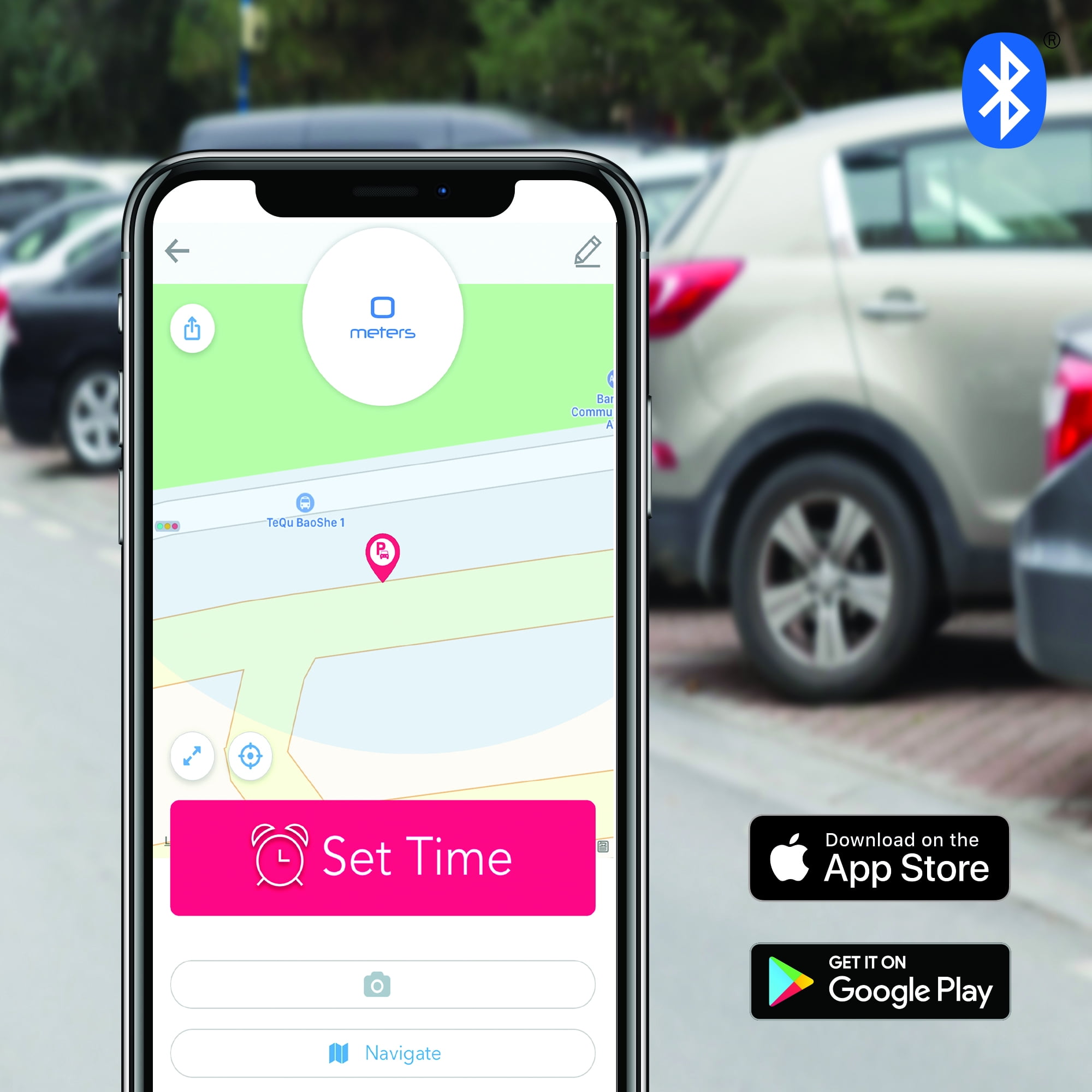 Monster Bluetooth FM Transmitter With 3.4 Amp Charging Ports, Fuctional Car Locator App, Simultaneous Charging