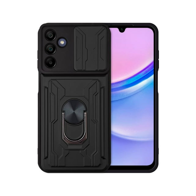 Funda Anillo y Tarjetero Card Slot para Samsung A15