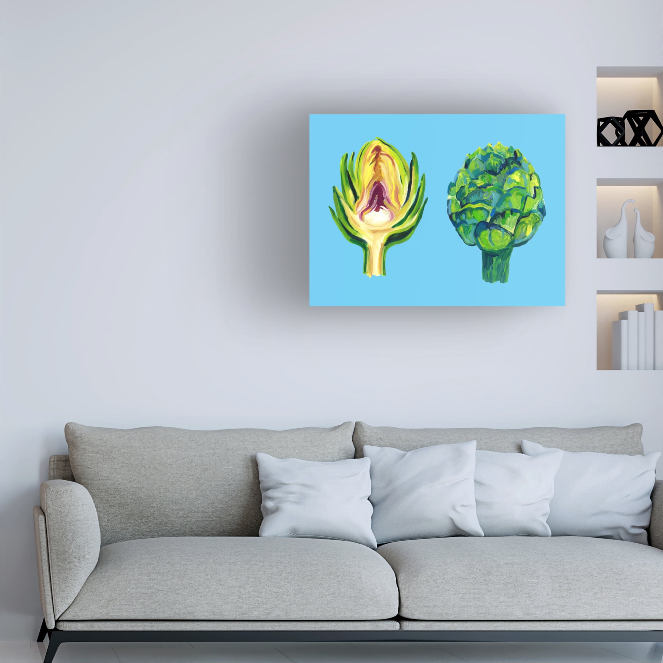 Trademark Fine Art Alice Straker  Artichokes Canvas Wall Art