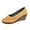 Yellow, variant on Casual On Shoes for Women with Memory Foam Comfort Women's Casual Shoes Fashion Hollow Out Wedge Heel Comfortable On Ladies Loafers For Daily Wear With Jeans