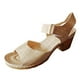 thumbnail image 2 of MKLEKYY Sandalias de Mujer, Sandalias de Tacón Alto, Sandalias Romanas, Sandalias de Playa, Sandalias de Cuña, 2 of 4