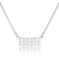 thumbnail image 1 of Fiudx Collar de Oro, Elegante Colgante de Aleación, Joyería Clásica para Parejas, Cadena Ajustable, Regal de Boda para Viajes, Accesorio de Moda para Mujer, Diseño Ligero, Incluye 1 Collar., 1 of 2