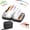 Black, variant on A8 Waterproof Pill Organizer Set, 14 Day Pill Organizer with 14 Pill Pouches for Travel, Reusable BPA-Free Weekly Medicine Storage Binder with Large Zipper Pouch for Vitamins & Supplements (Pink)