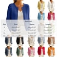 thumbnail image 3 of Brnmyaeo Women's 2026 Fall Cable Knit Cardigans Crew Neck Button Down Front Sweaters Casual Long Sleeve Soft Stretchy Open Front Outerwear, 3 of 6