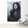 thumbnail image 1 of Tapiz de Jon Snow, gran pancarta para colgar en la pared, póster estético, fondo artístico para dormitorio, sala de estar, dormitorio, decoración del hogar, 60 x 40 pulgadas, 1 of 1