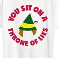 thumbnail image 3 of ELF - Christmas Family Set Throne Of Lies - Women's Short Sleeve Graphic T-Shirt, 3 of 5
