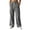 Gray(Great Pants), variant on ZHYou No Boundarie Women's Corduroy Drawstring Wide Leg Pants Textured Loose Fit Casual Cargo Trousers with Multi Pockets,Pink,Size XL