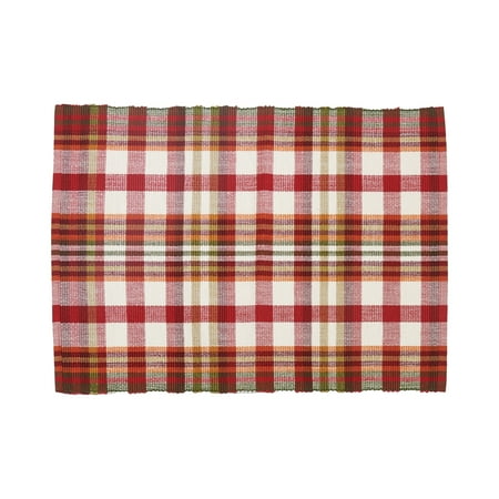 

C&F Home Abingdon Plaid Single Cotton Reversible Machine Washable Placemat