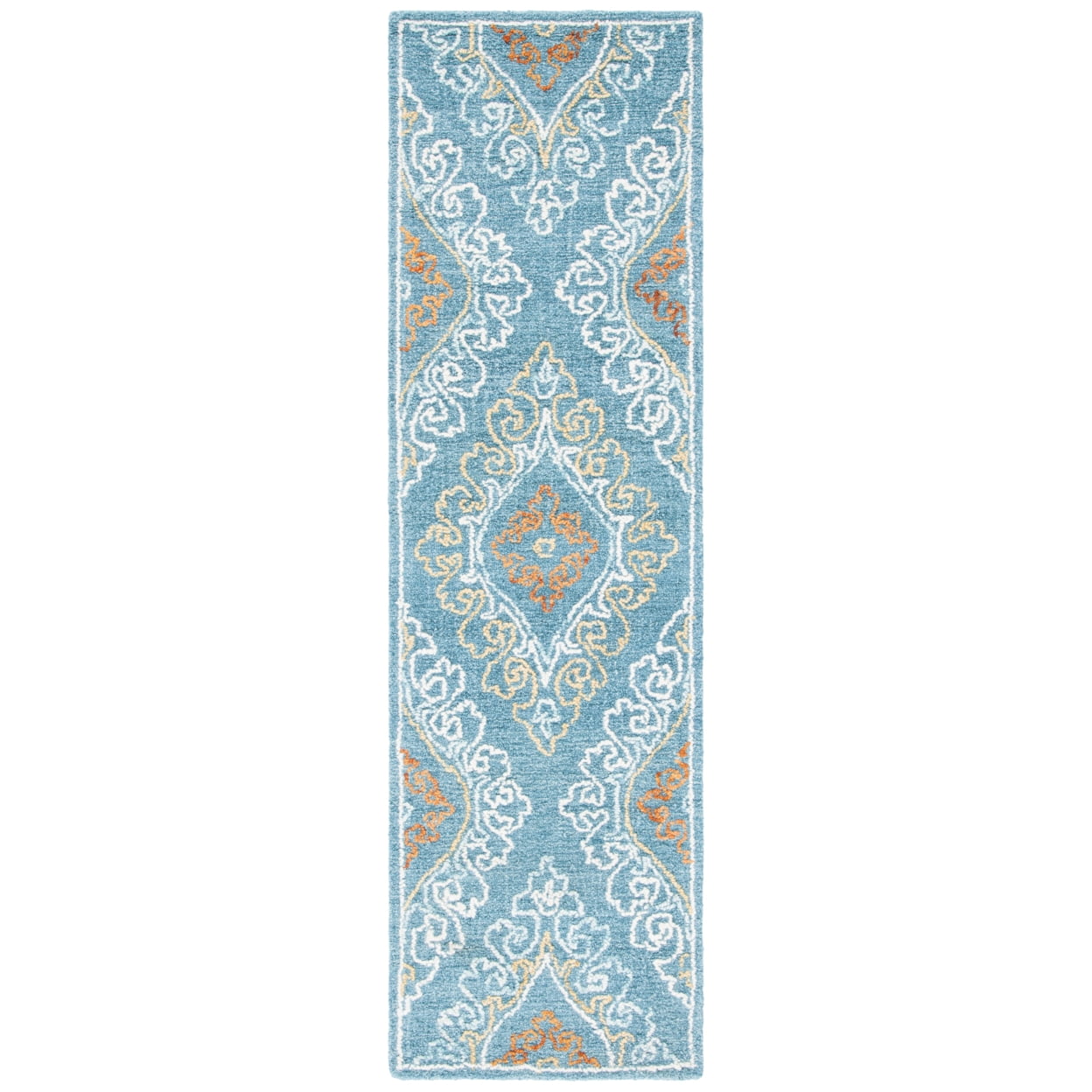 Safavieh  Handmade Blossom Sueann Wool Rug 4' x 6' 4' x 6' Indoor, Handmade Living Room, Bedroom, Dining Room Rectangle