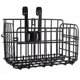 thumbnail image 2 of Folding Bike Basket with Hook for Mountain and Road Bikes, Thin Black, Lightweight, Durable, Easy Installation, 2 of 5