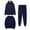 Navy, variant on 3 Piece Sweatsuit Sets for Womens Pullover Hoodies & Crewneck Long Sleeve Sweatshirt Jogging Suits Lounge Outfits