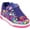 Purple/Neon Multi/Puzzle, variant on Heelys Unisex Casual and Dress Shoes Ankle-High Synthetic Fashion Sneaker, Black and White, Size 4