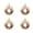 Beige, variant on PEIBang 4Pcs Donut Christmas Ornament Set,Candy Donut Hanging Ornaments Xmas Tree Pendant for Holiday Party Supplies