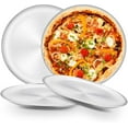 thumbnail image 2 of Pizza Tray, Set Of 4, Stainless Steel, Round Pizza Shape, Pizza Baking Tray For Baking In The Oven, ∅ 26 Cm, Healthy & Durable, Easy To Clean & Dishwasher-Safe, 2 of 10