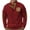 Red, variant on Men's Quarter Zip Up Pullovers Slim Fit Mock Neck Long Sleeve Sweaters Casual Corduroy Warm Polo Sweatshirt Ribbed Sports Shirts