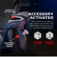 thumbnail image 6 of RESPAWN 900 Console Gaming Recliner with Footrest and Lumbar Support - Comfortable Ergonomic Gaming Chair with Headrest, No Wheels, Reclining, Heavy Duty, Racing Style Video Game Chairs - Gray Fabric, 6 of 7