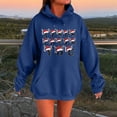 thumbnail image 2 of WILLBEST Sudadera de Mujer, Estilo Casual de Invierno, con Estampado Navideño Del Alfabeto, Cordón Ajustable, Bolsillo y Manga Larga Grande, 2 of 4