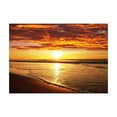 thumbnail image 1 of Ambesonne Hawaiian Jigsaw Puzzle, Beach Sunset Coast, Heirloom-Quality Fun Activity for Family Durable Cardboard, 1000 pcs, Dark Orange Orange, 1 of 2