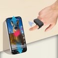 thumbnail image 5 of COM1950s Tiktok Scrolling Ring - Remote Control for Tiktok,Bluetooth Page Turner Ring Scroller for Iphone Ipad,Camera Shutter Short Video and Music Remote Controller,Ios and Android Phone (Black), 5 of 6