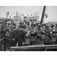 thumbnail image 2 of U.S. Archives 18x15 White Modern Wood Framed Museum Art Print Titled - WWII U.S. Army nurses arrive at Greenock-Scotland, 2 of 4