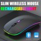 thumbnail image 2 of Tablet Phone Computer Bluetooth Wireless Mouse Charging Luminous 2.4G USB Wireless Mouse Portable Mouse qym unisex, 2 of 2