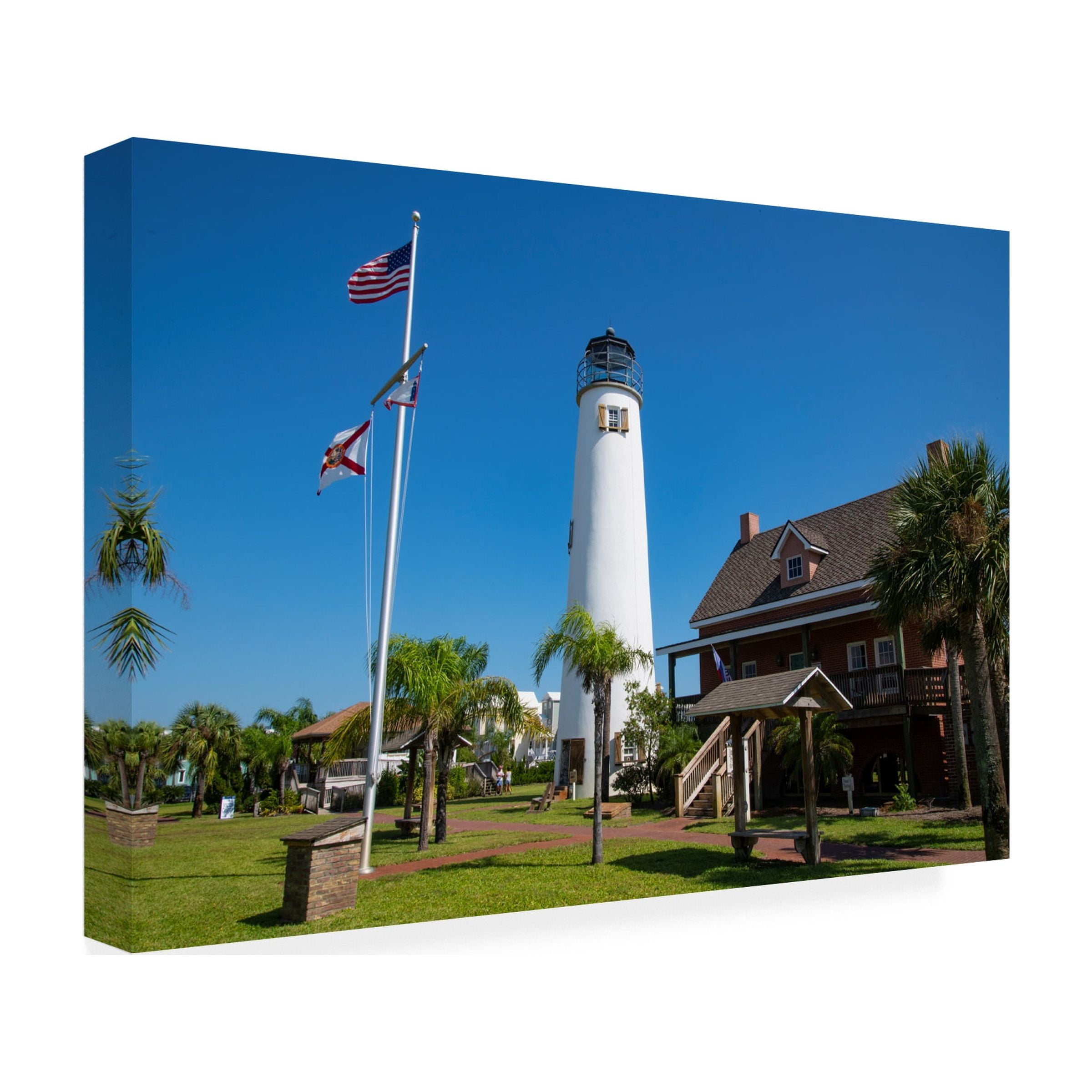Robert Michaud 'Cape St George Lighthouse' Canvas Art