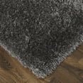 thumbnail image 3 of 4' X 6' Gray Shag Power Loom Stain Resistant Area Rug, 3 of 9