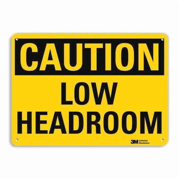 Lyle Safety Sign,10 inx14 in,Aluminum U4-1514-RA_14X10