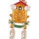 thumbnail image 4 of Broche de casa de Navidad único para mujer Broche de multicolor con de imitación Zulema Alfiler de broche de casa de Navidad, 4 of 8