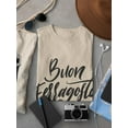 thumbnail image 3 of Buon Ferragosto Noir T-Shirt Men -Image by Shutterstock, Male 4X-Large, 3 of 4