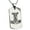 Silver, variant on Tioneer Stainless Steel Thor's Hammer Mjolnir Celtic Viking Rune Engraved Dog Tag Pendant Necklace
