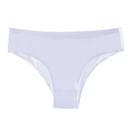 

Gaiseeis Women Underpants Bikini knickers Low-Waist Sexy Elastic T-shirt Underwear White L
