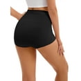 thumbnail image 3 of INSPIRE CHIC Women's High-Waisted Underwear Briefs Tummy Control Butt Lifter Control Panties M Black, 3 of 6