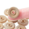 thumbnail image 5 of 36 Mini Presanded Wooden Wheels - For DIY Model Car Crafts, 5 of 6