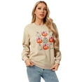 thumbnail image 3 of Cogild Spooky Scream Face Halloween Festival Sweatshirt for Womens Cozy Hollwenns Graphic Pullover Sweatershirts for Womens, 3 of 7