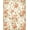 Peach Pink Cream, Pattern 4, variant on ODIKA Vintage Romantic Flower Trellis Girly Border Scroll Bouquet Petal Non-Slip Low Profile for Hallway, Study Room, Playroom