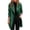 Green, variant on Admvng Women's Midi Length Coat Plus Size Open Front Long Sleeve Fall Winter Office Business Casual Overcoat