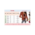 thumbnail image 2 of Seyurigaoka Women Leisure Temperament Coat, Plus Size Solid Color Long Sleeve Stand Collar Jacket Slim Outerwear, 2 of 2