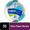 Dixie Disposable Paper Bowls, 10 oz, 35 count