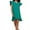 Green, variant on Women's Summer Casual Dress V Neck Flutter Sleeve Ruffle Hem Comfortable Breathable Flowy Party Everyday Wear Stylish Lightweight Dress Womens Casual Trendy Midi Dresses