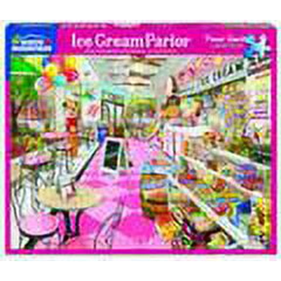 White Mountain Puzzles Ice cream Parlor - 1000 Piece Jigsaw Puzzle
