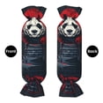 thumbnail image 2 of Gaeub Red Black Eastern Panda Warrior Print Candy Pillow Cylindrical Pillows,Candies Shaped Accent Throw Pillow Including pillow core, for Couch Bed Sofa Living Room 22.4 x 9.8Inches, 2 of 8