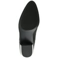 thumbnail image 6 of Journee Womens Lola Pull On Stacked Heel Booties, Widths Available, 6 of 9